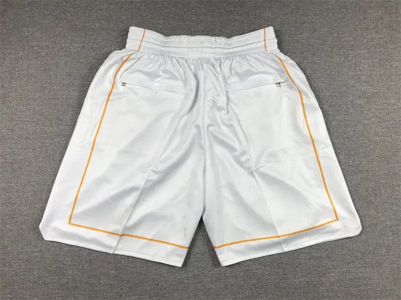 Miami Heat White Basketball Shorts