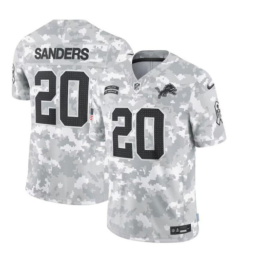 men/women/kids Detroit Lions Barry Sanders No.20 2024 Salute To Service Jersey