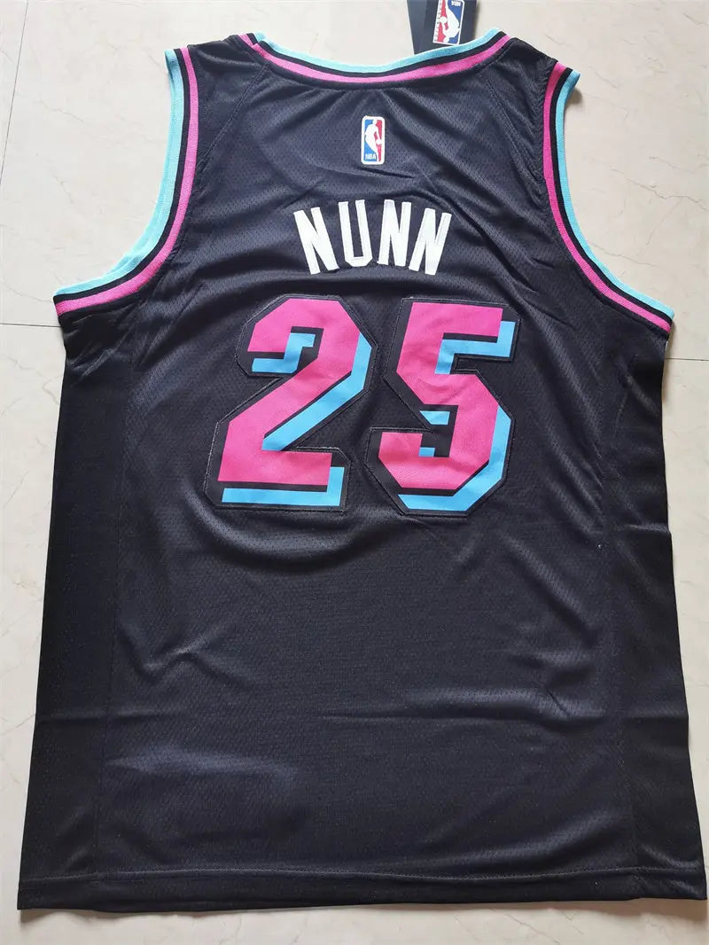 Miami Heat Nunn NO.25 Basketball Jersey