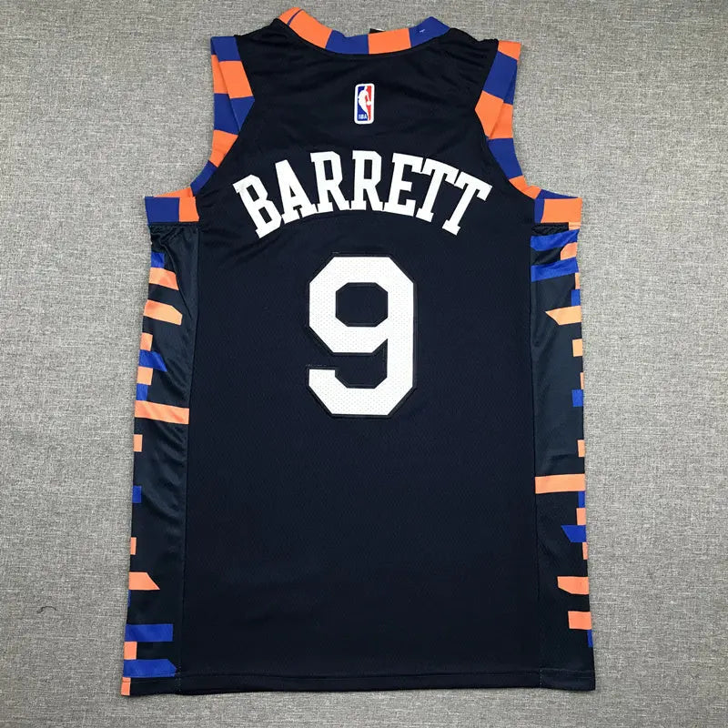 New York Knicks Barrett NO.9 Basketball Jersey