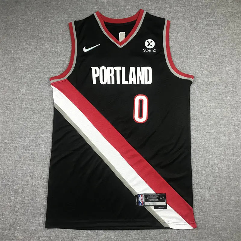 Portland Trail Blazers Damian Lillard NO.0 Basketball Jersey