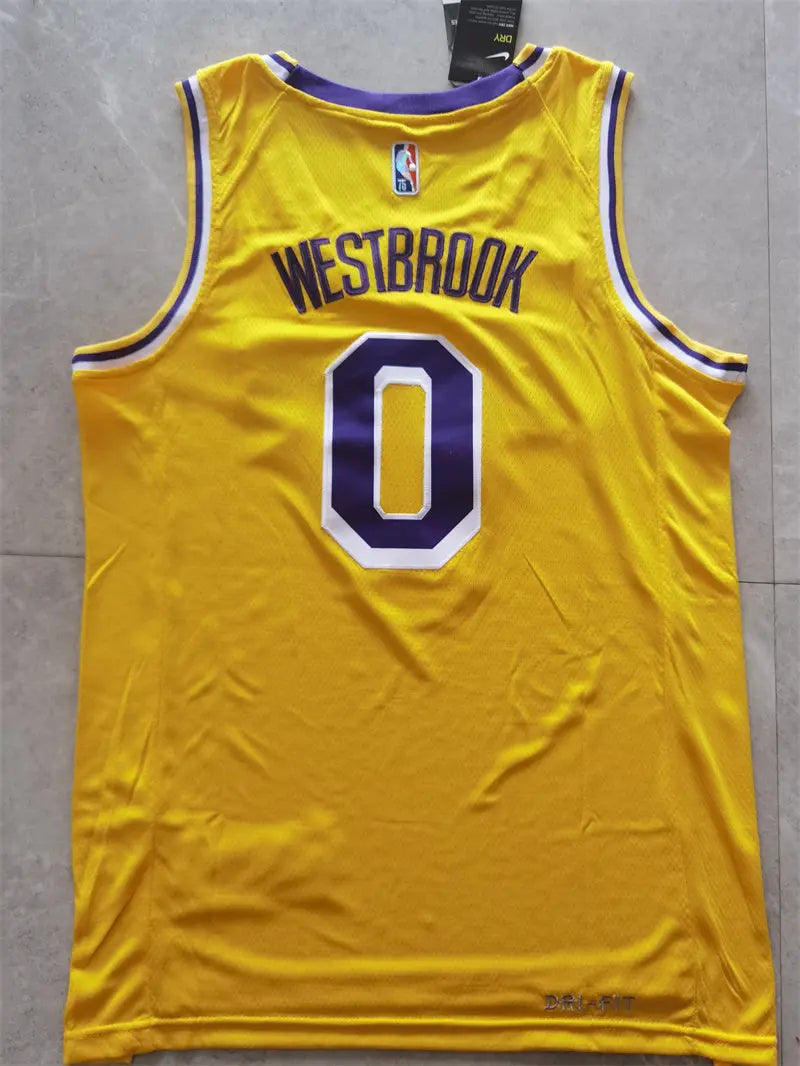 Los Angeles Lakers Russell Westbrook NO.0 Basketball Jersey