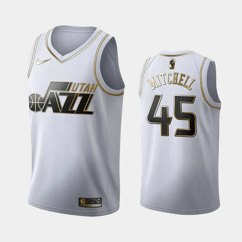 Utah Jazz Donovan Mitchell NO.45 Basketball Jersey