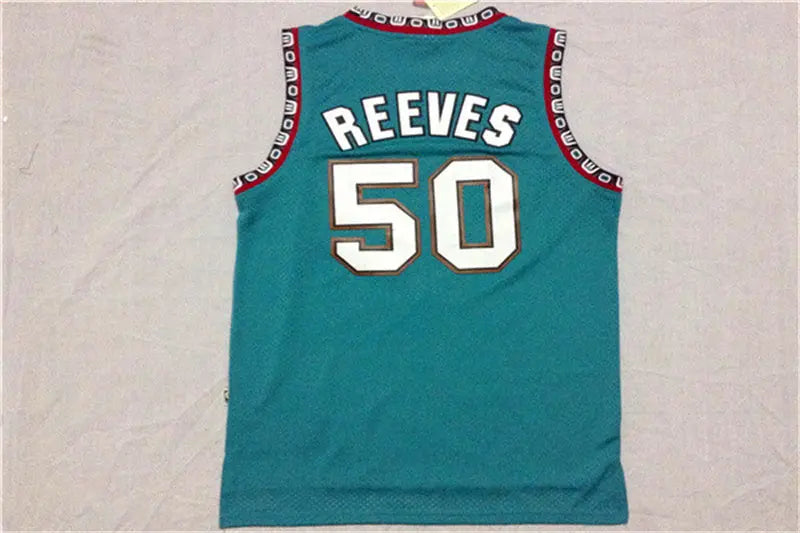 Memphis Grizzlies Bryant Reeves NO.50 Basketball Jersey