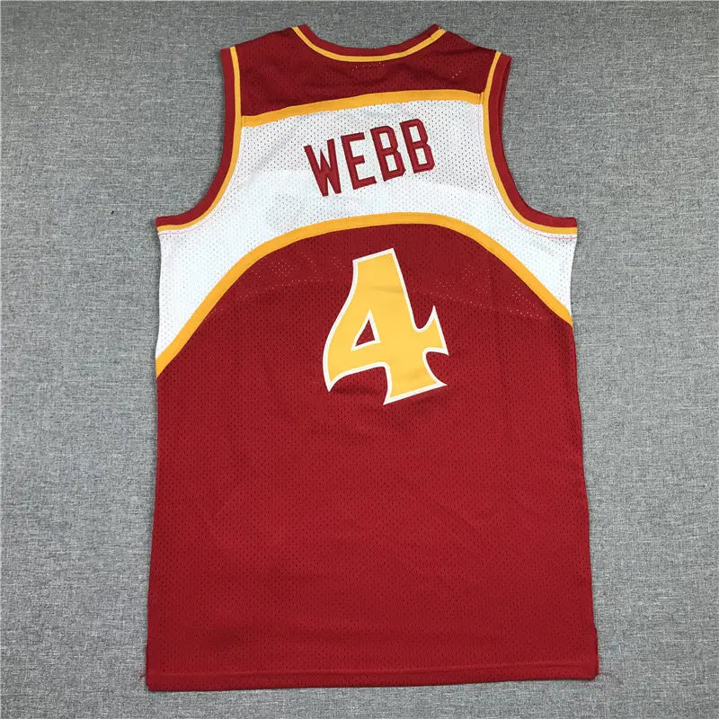 Atlanta Hawks Spud Webb NO.4 Basketball Jersey