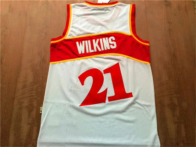 Atlanta Hawks Dominique Wilkins NO.21 Basketball Jersey