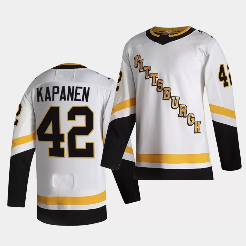 87 Sidney Crosby Pittsburgh Penguins 2021 Reverse Retro Jersey 66 Mario Lemieux 71 Evgeni Malkin 58 Letang 59 Jake Guentzel Hockey Jerseys