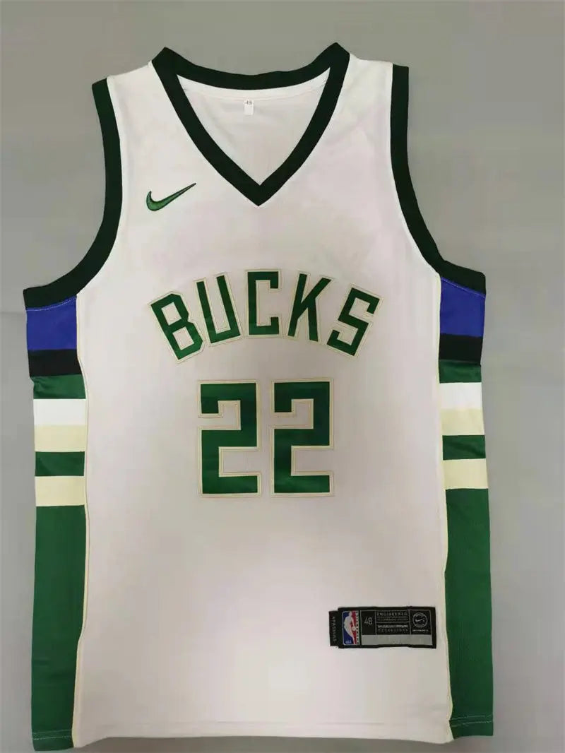 Milwaukee Bucks Khris Middleton NO.22 Basketball Jersey