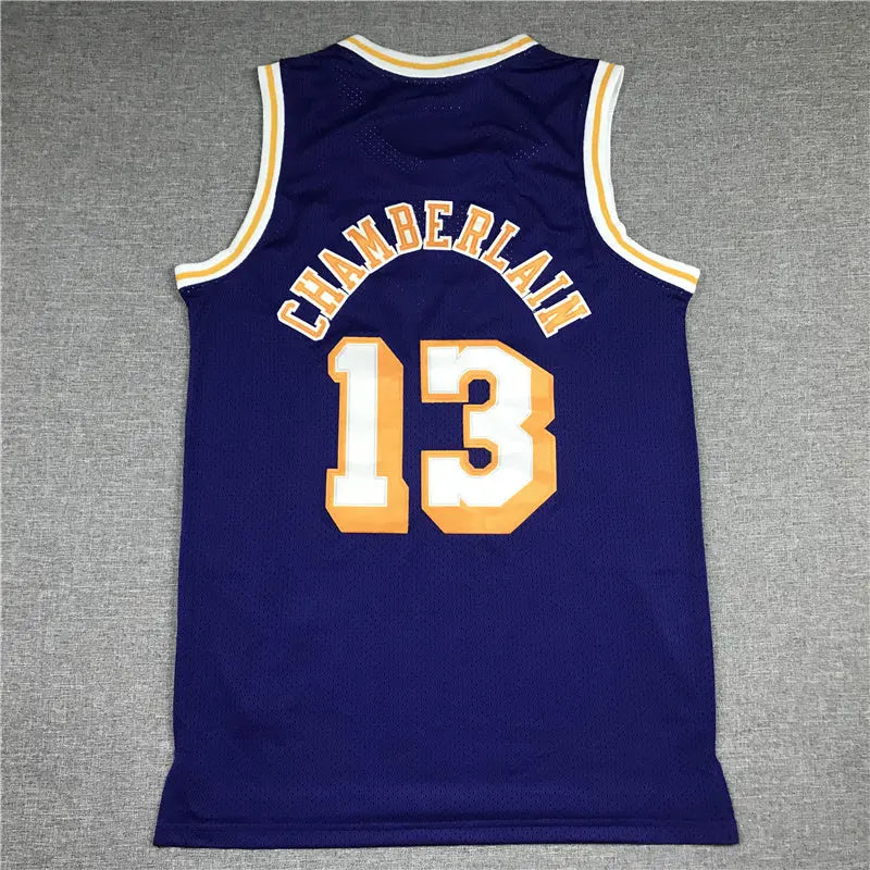 Los Angeles Lakers Wilt Chamberlain NO.13 Basketball Jersey