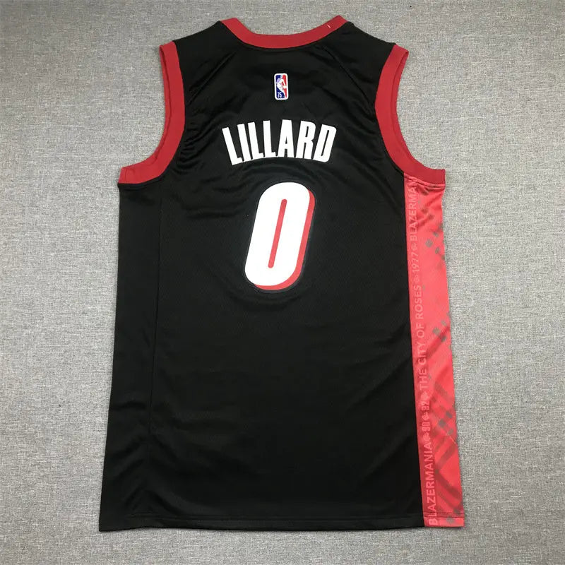 Portland Trail Blazers Damian Lillard NO.0 Basketball Jersey