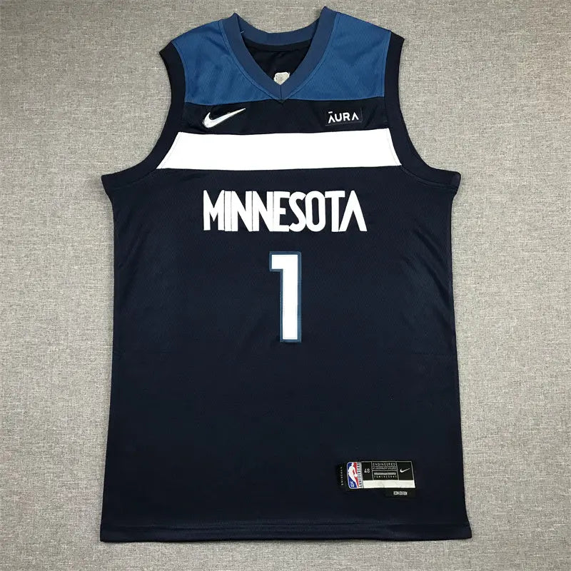 Minnesota Timberwolves Anthony Edwards NO.1 Basketball Jersey