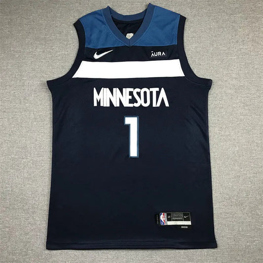 Minnesota Timberwolves Anthony Edwards NO.1 Basketball Jersey