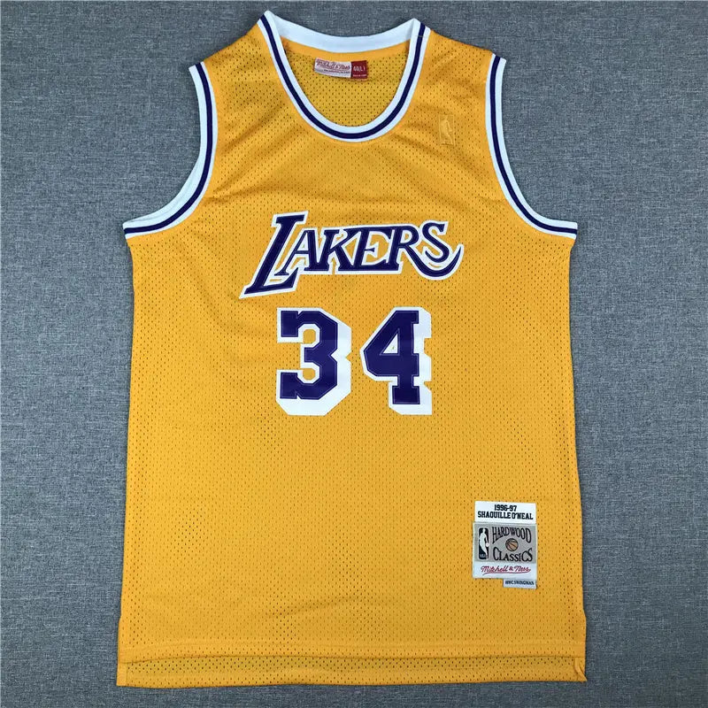 Los Angeles Lakers Shaquille O'Neal NO.34 Basketball Jersey