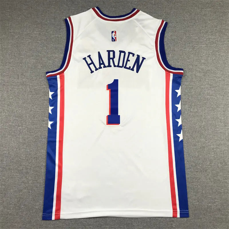 Philadelphia 76ers James Harden NO.1 basketball Jersey