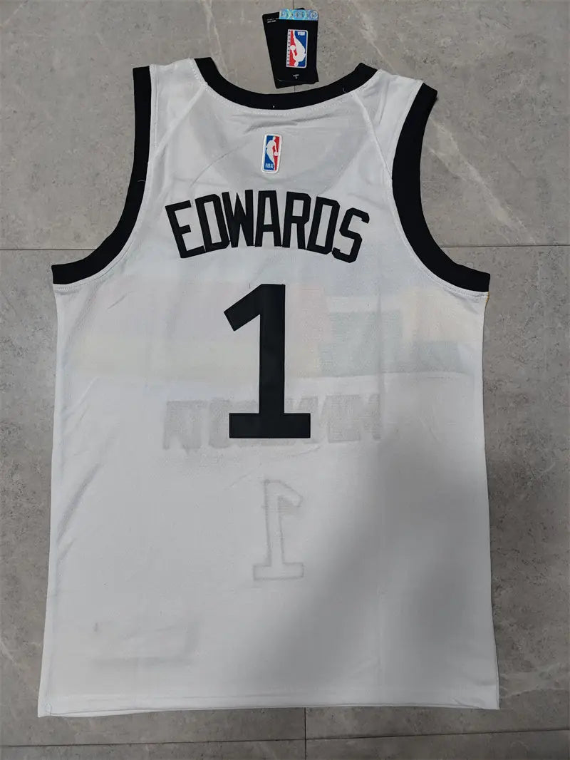 Minnesota Timberwolves Anthony Edwards NO.1 Basketball Jersey