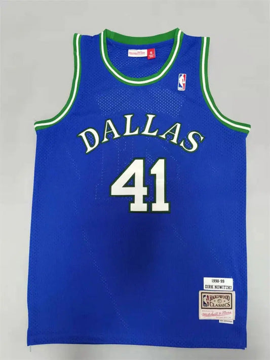 Dallas Mavericks Dirk Nowitzki NO.41 Basketball Jersey