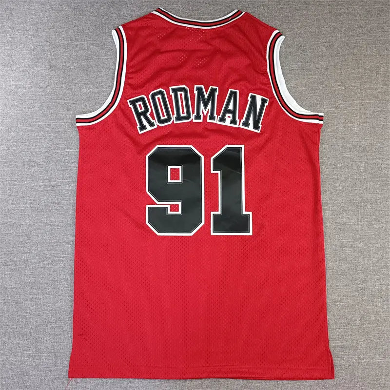 Chicago Bulls Dennis Rodman NO.91 Basketball Jersey