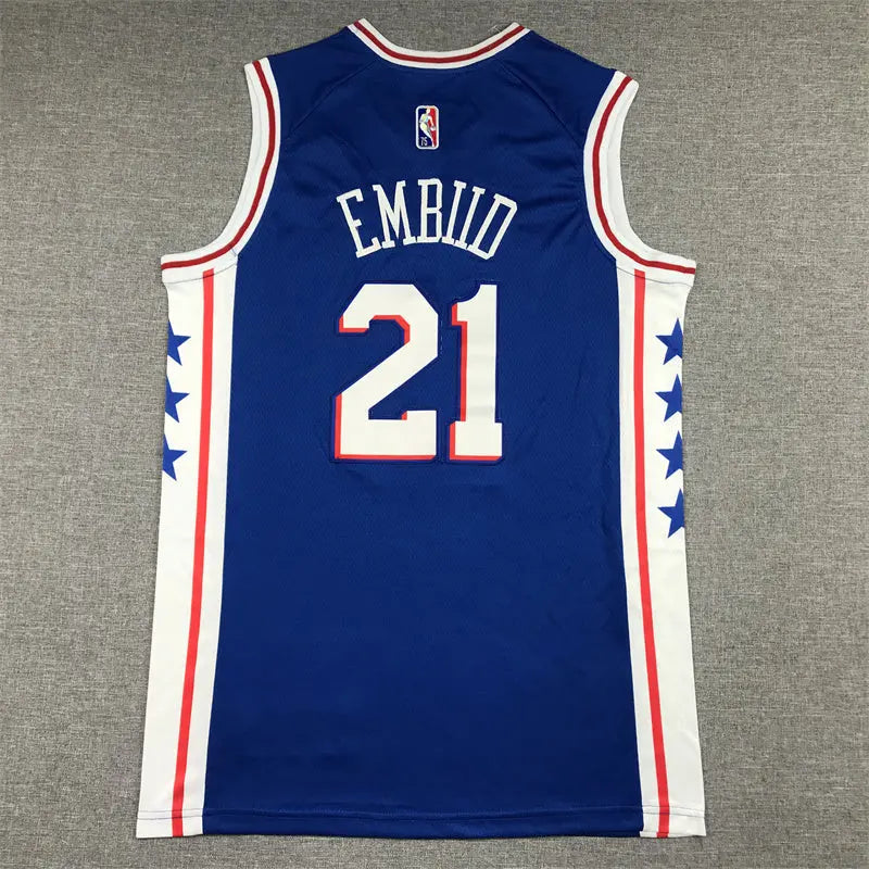 Philadelphia 76ers Joel Embiid NO.21 basketball Jersey