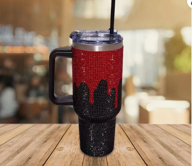 40oz Tumbler, Blood Bling Ghost 40oz Tumbler