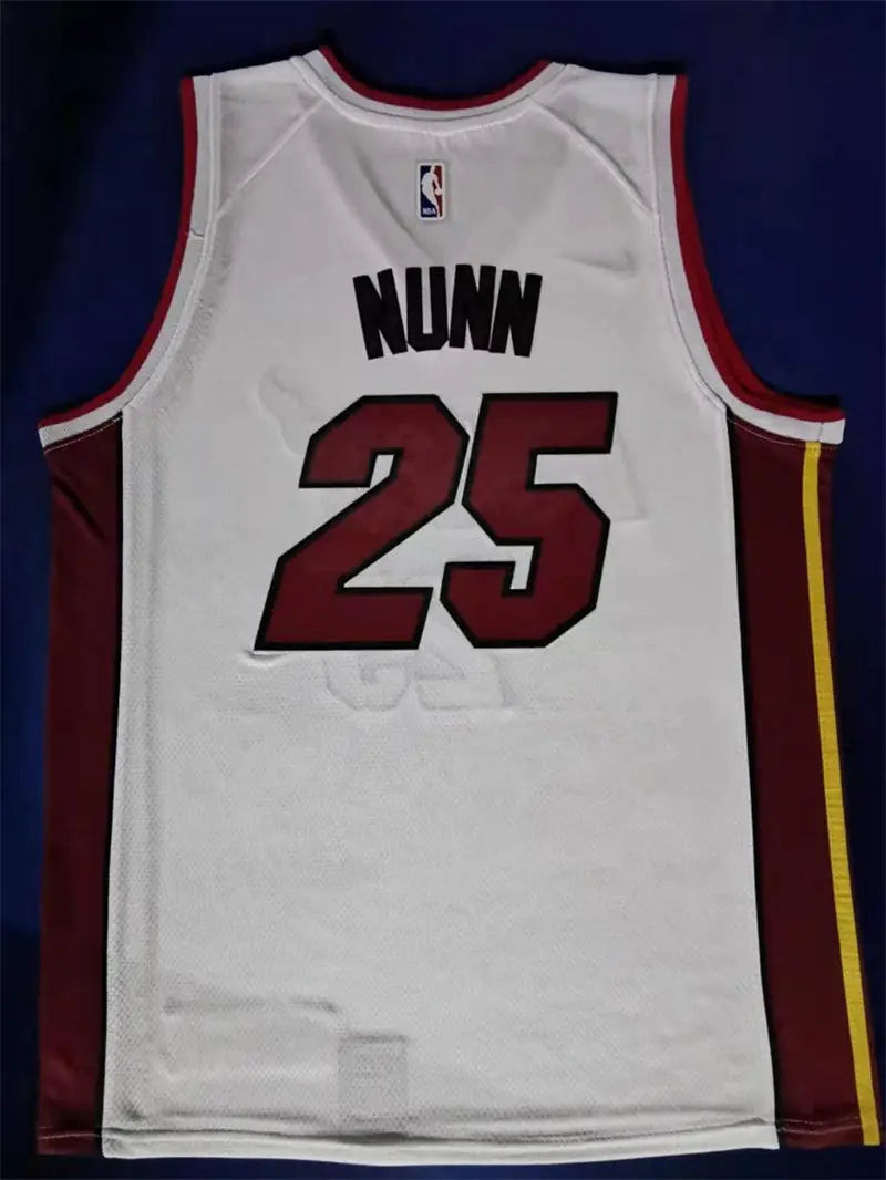 Miami Heat Nunn NO.25 Basketball Jersey