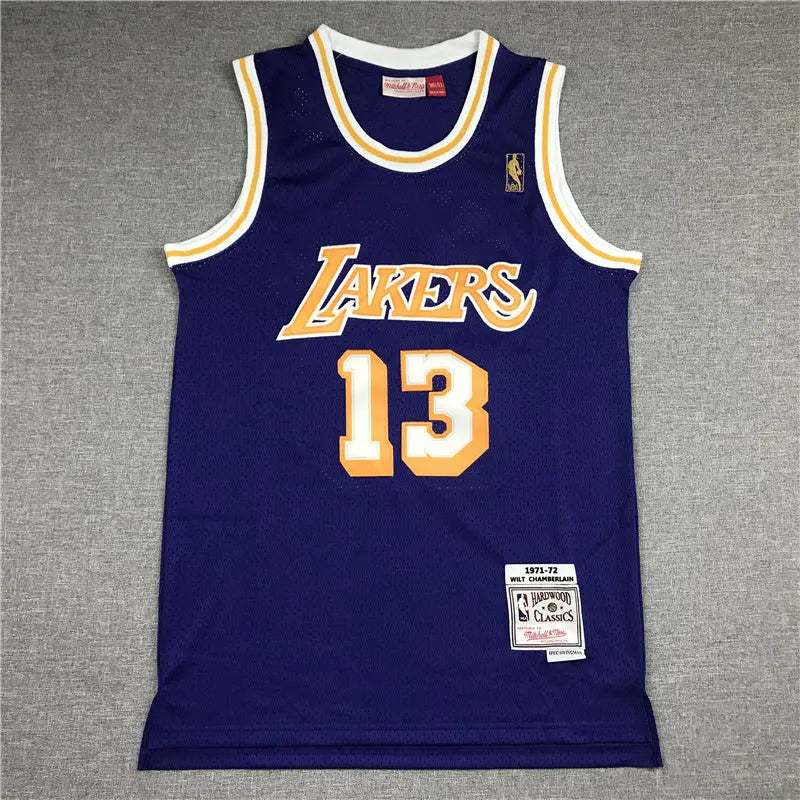 Los Angeles Lakers Wilt Chamberlain NO.13 Basketball Jersey