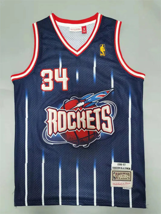 Houston Rockets Hakeem Olajuwon NO.34 Basketball Jersey