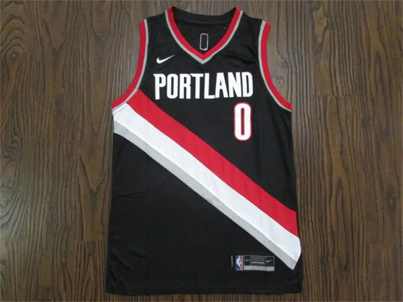 Portland Trail Blazers Damian Lillard NO.0 Basketball Jersey