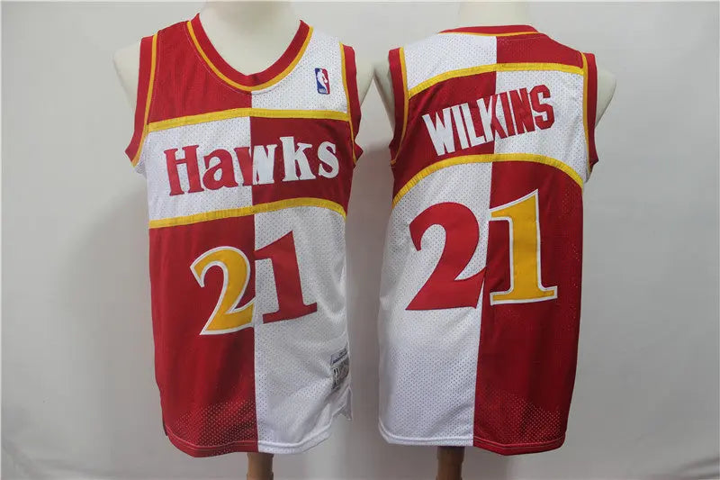 Atlanta Hawks Dominique Wilkins NO.21 Basketball Jersey