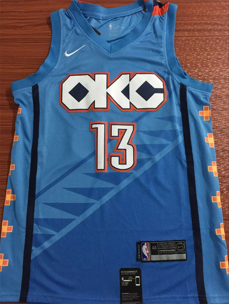 Oklahoma City Thunder Paul George NO.13 Basketball Jersey