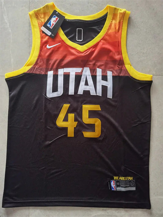 Utah Jazz Donovan Mitchell NO.45 Basketball Jersey