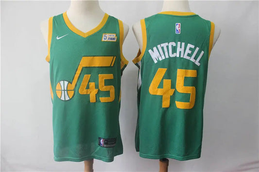 Utah Jazz Donovan Mitchell NO.45 Basketball Jersey