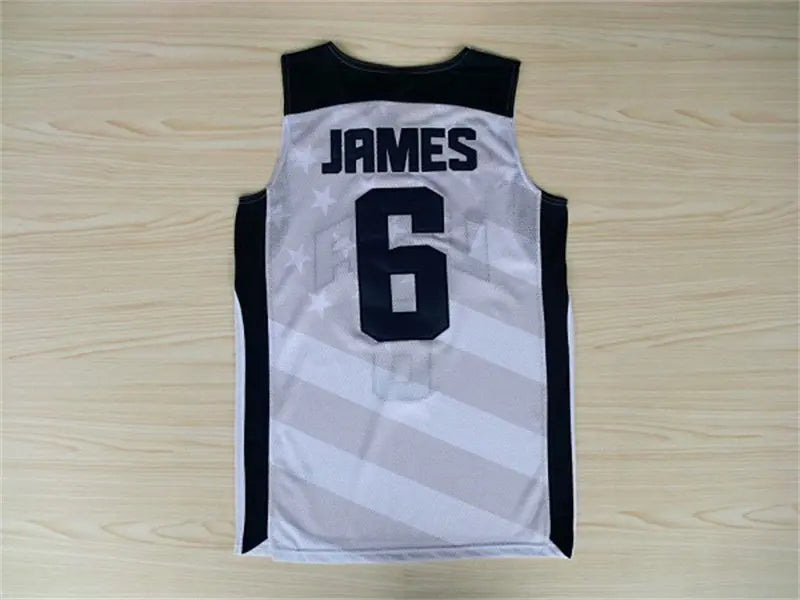 Los Angeles Lakers US Dream Team Lebron James NO.6 Basketball Jersey