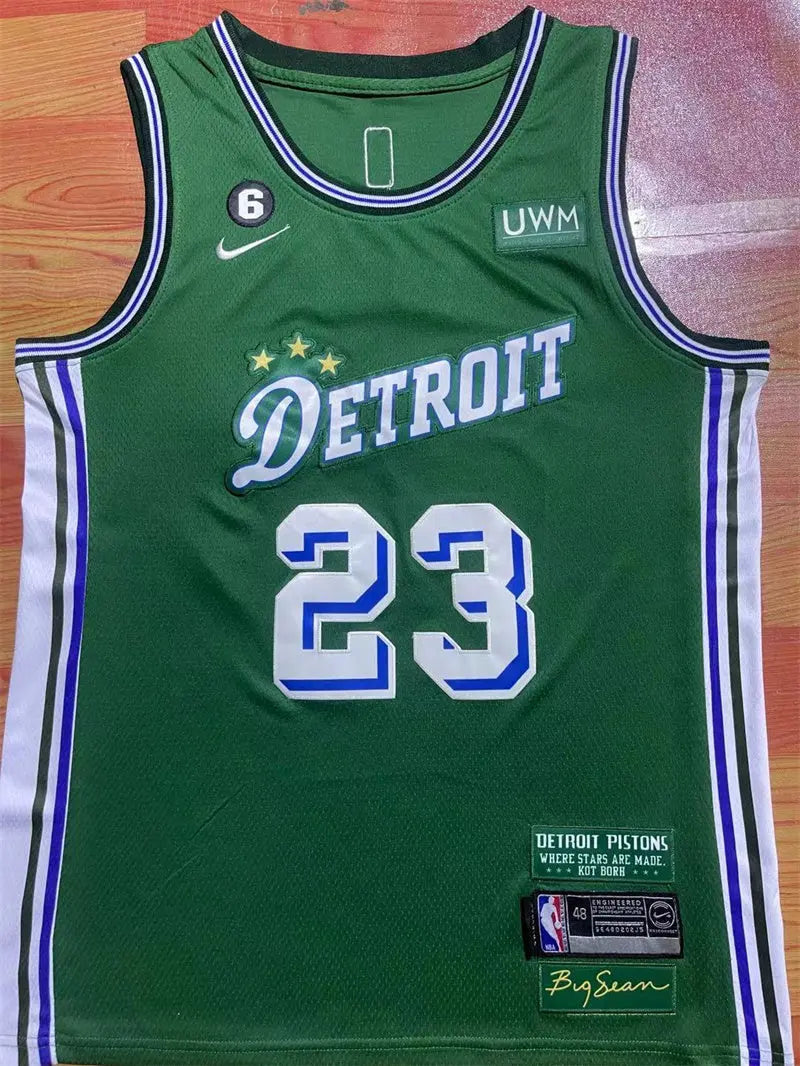 Detroit Pistons Jaden Ivey NO.23 Basketball Jersey