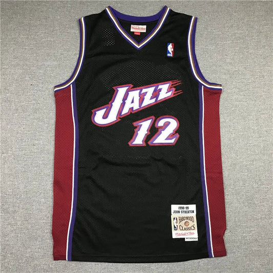 Utah Jazz John Stockton NO.12 Basketball Jersey