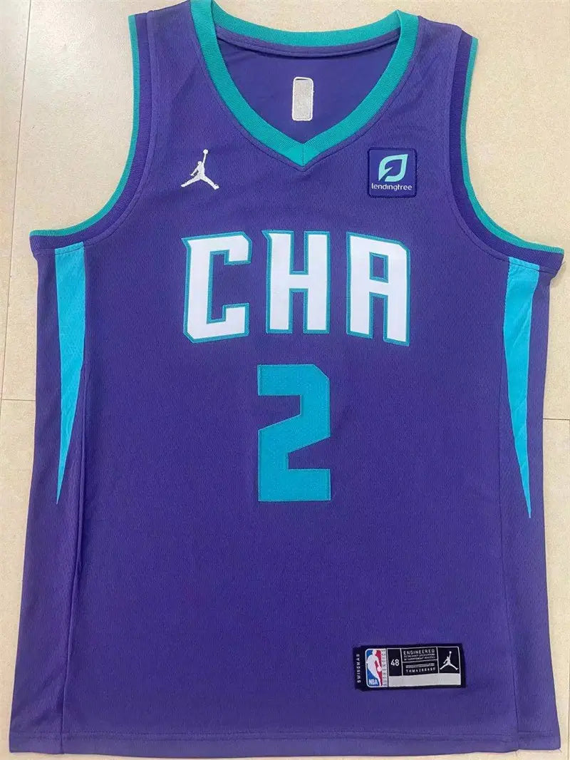 Charlotte Hornets LiAngelo Ball NO.2 Basketball Jersey