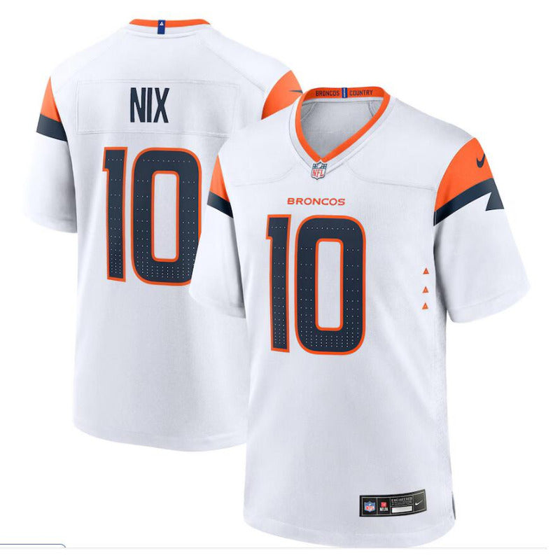 New Season Adult Denver Broncos Bo Nix NO.10 Football Jerseys