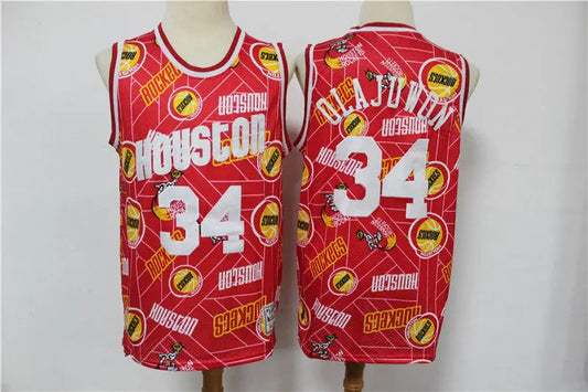 Houston Rockets Hakeem Olajuwon NO.34 Basketball Jersey