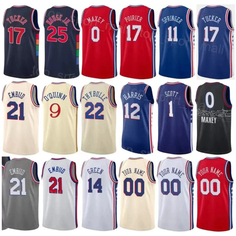 Philadelphia 76ers Basketball Jerseys