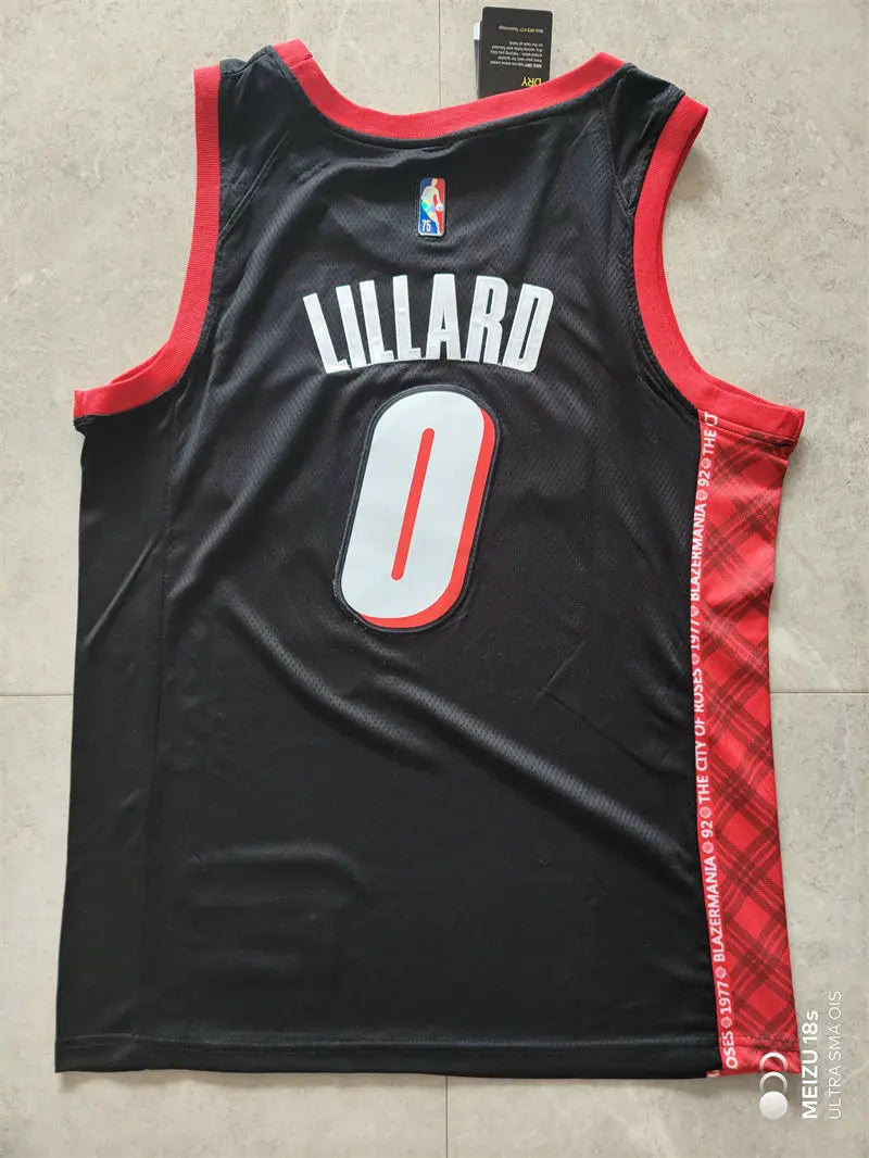 Portland Trail Blazers Damian Lillard NO.0 Basketball Jersey