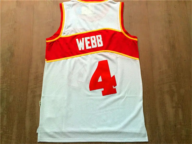 Atlanta Hawks Spud Webb NO.4 Basketball Jersey