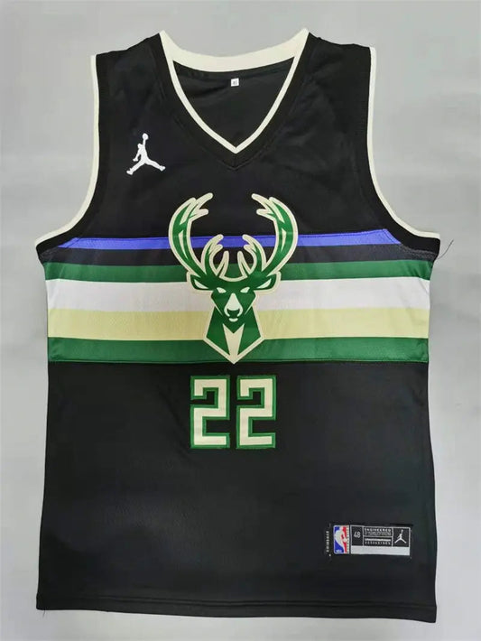 Milwaukee Bucks Khris Middleton NO.22 Basketball Jersey