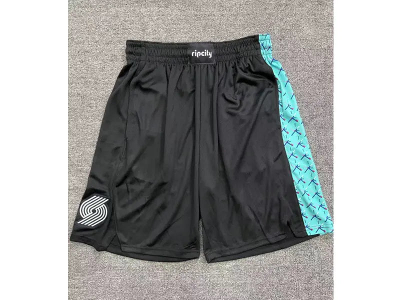 Portland Trail Blazers Black Basketball Shorts