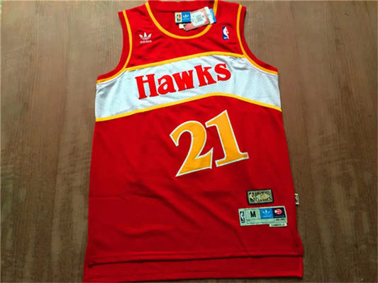 Atlanta Hawks Dominique Wilkins NO.21 Basketball Jersey