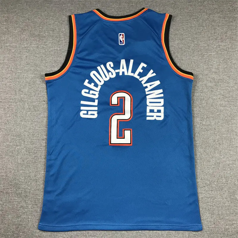 Oklahoma City Thunder Shai Gilgeous-Alexander NO.2 Basketball Jersey