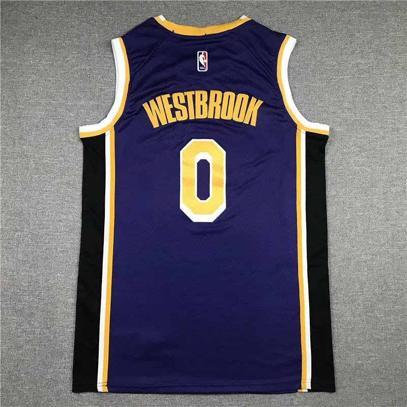 Los Angeles Lakers Russell Westbrook NO.0 Basketball Jersey