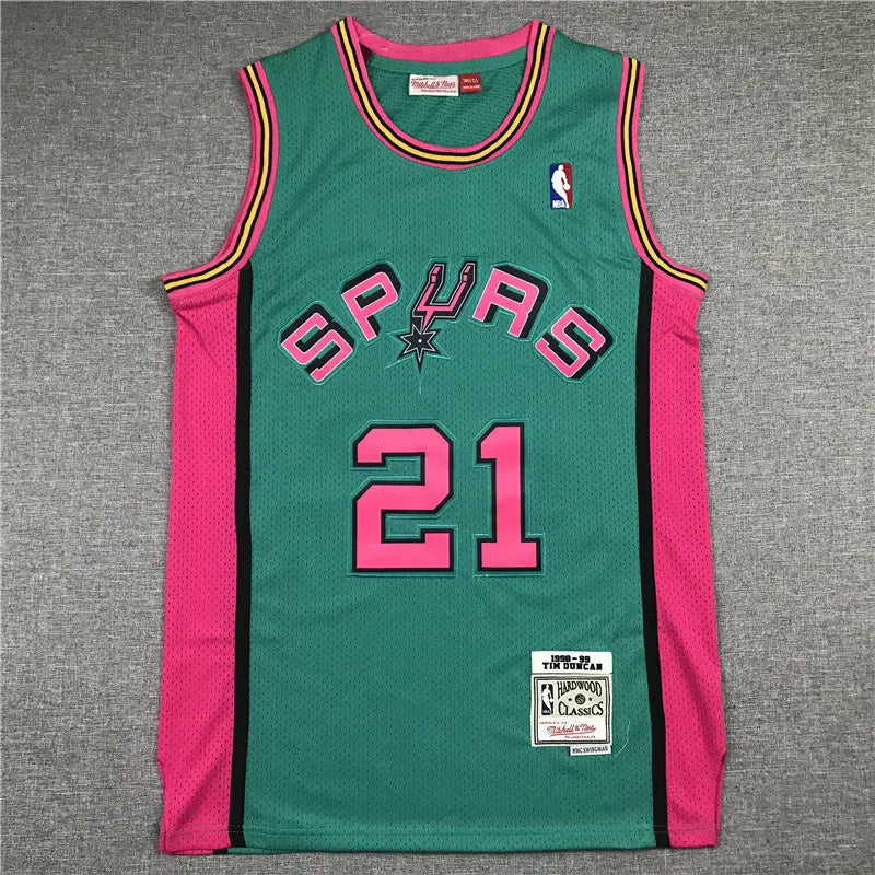 San Antonio Spurs Tim Duncan NO.21 Basketball Jersey