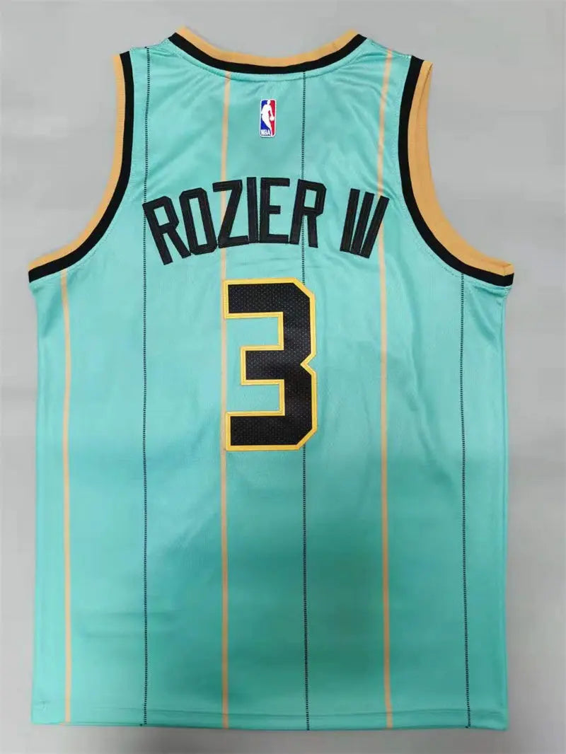 Charlotte Hornets Terry Rozier W NO.3 Basketball Jersey