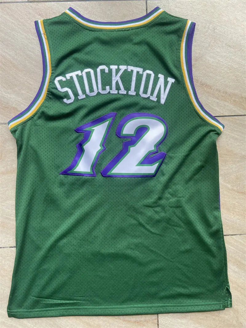 Utah Jazz John Stockton NO.12 Basketball Jersey