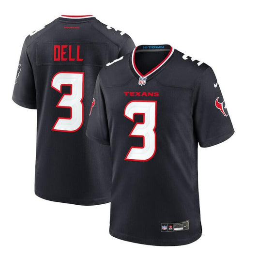 New Season Adult Houston Texans Tank Dell NO.3 Football Jerseys