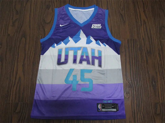 Utah Jazz Donovan Mitchell NO.45 Basketball Jersey